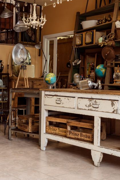 Mobile da negozio rustico, poviglio