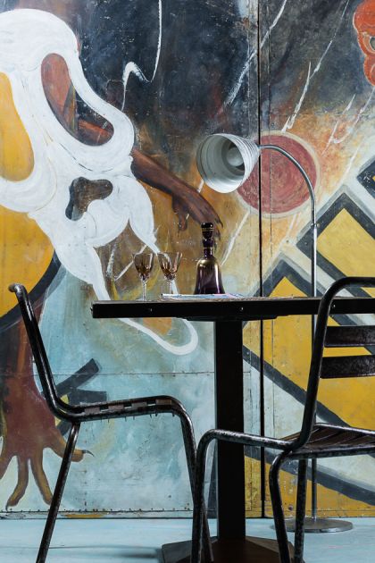 Tavolino e Sedie industrial